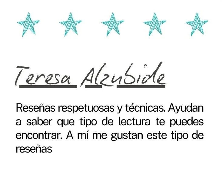 Reseña de Teresa Alzubide sobre Libros por vivir